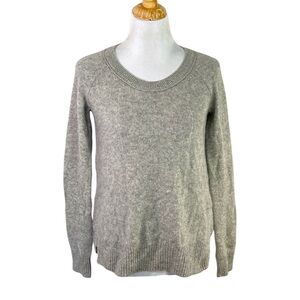 Diane Von Furstenberg Gray 100% Cashmere Pullover Sweater Size P/ XS